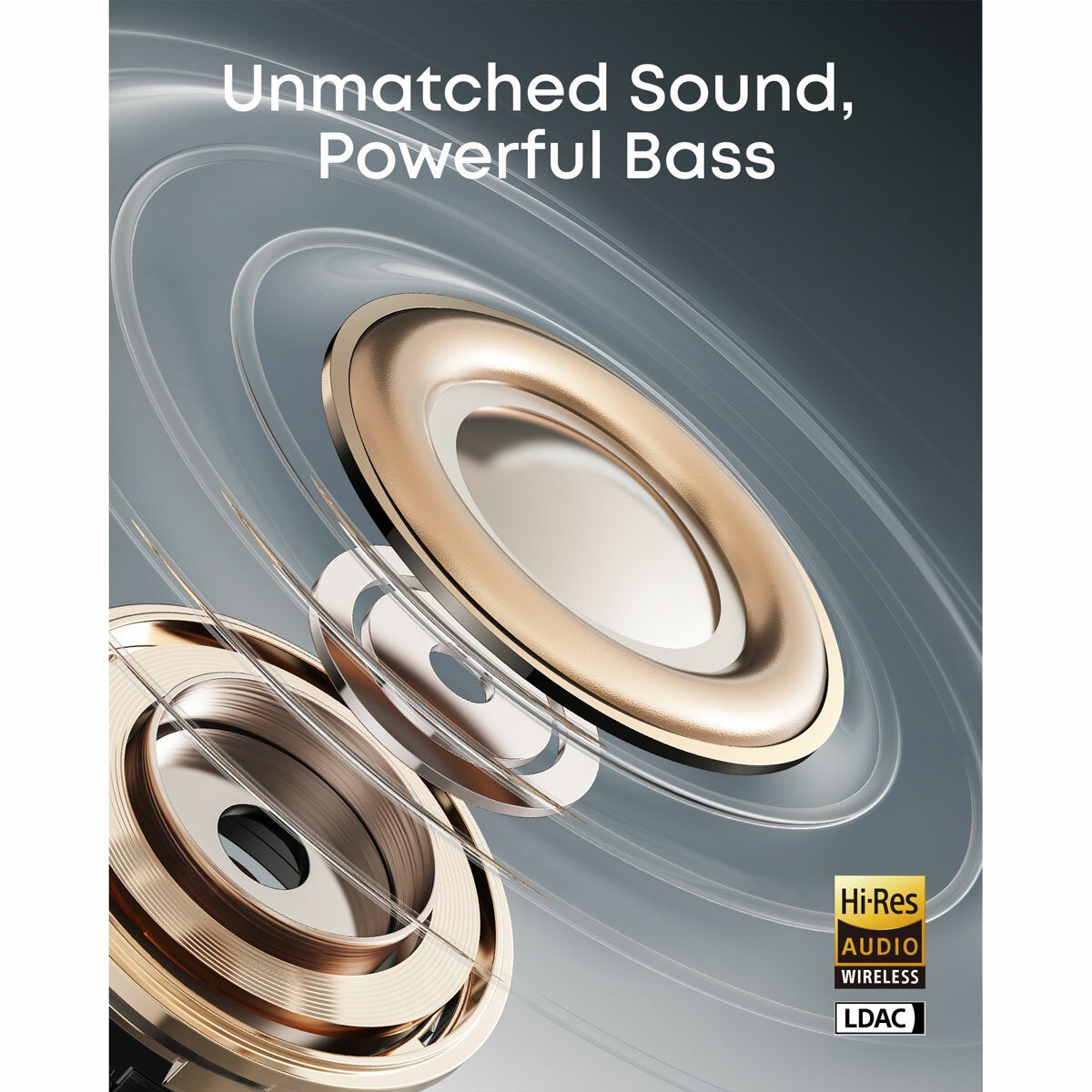 Soundcore AeroClip Wireless Open-Ear Clip-On Earbuds with Adaptive Comfort