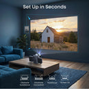 Soundcore Nebula P1 Full HD Smart Projector with Flippable Speakers, 100" Screen