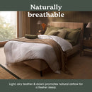 Sleepeezee Natural Feather and Down 10.5 Tog Duvet In 3 Sizes