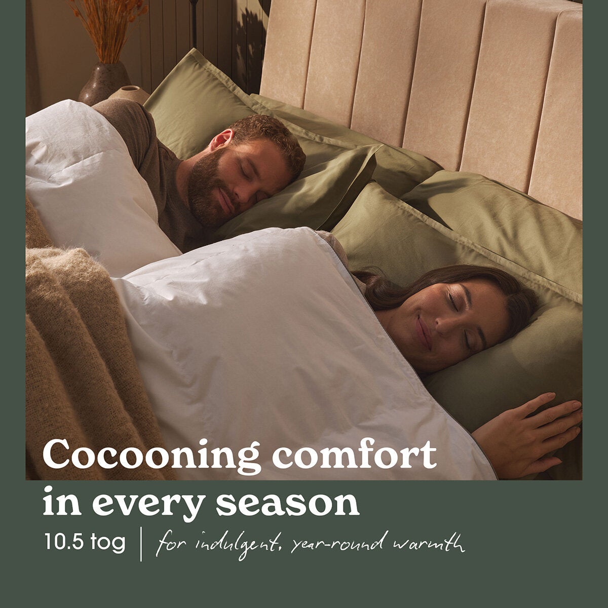 Sleepeezee Natural Feather and Down 10.5 Tog Duvet In 3 Sizes