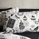 Catherine Lansfield Black Enchanted Witchcraft Duvet Cover Set In 3 Sizes