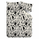 Catherine Lansfield Black Enchanted Witchcraft Duvet Cover Set In 3 Sizes