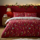 Catherine Lansfield Christmas Enchanted Twilight Reversible Duvet Cover Set In 3