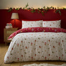 Catherine Lansfield Christmas Enchanted Twilight Reversible Duvet Cover Set In 3