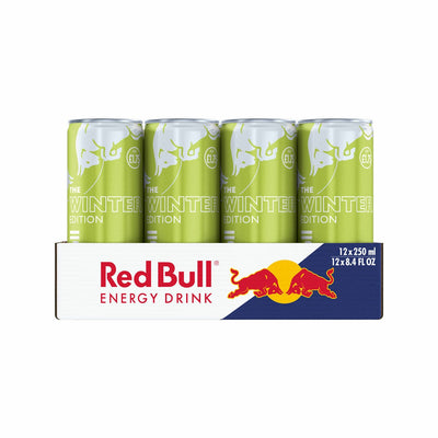 Red Bull Winter Edition, Pistachio & Berries PMP £1.75, 12 x 250ml