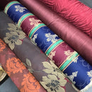 50m Wholesale Designer Curtain Upholstery Fabric Floral Damask Brocade 54" - Bull Ring Fabrics