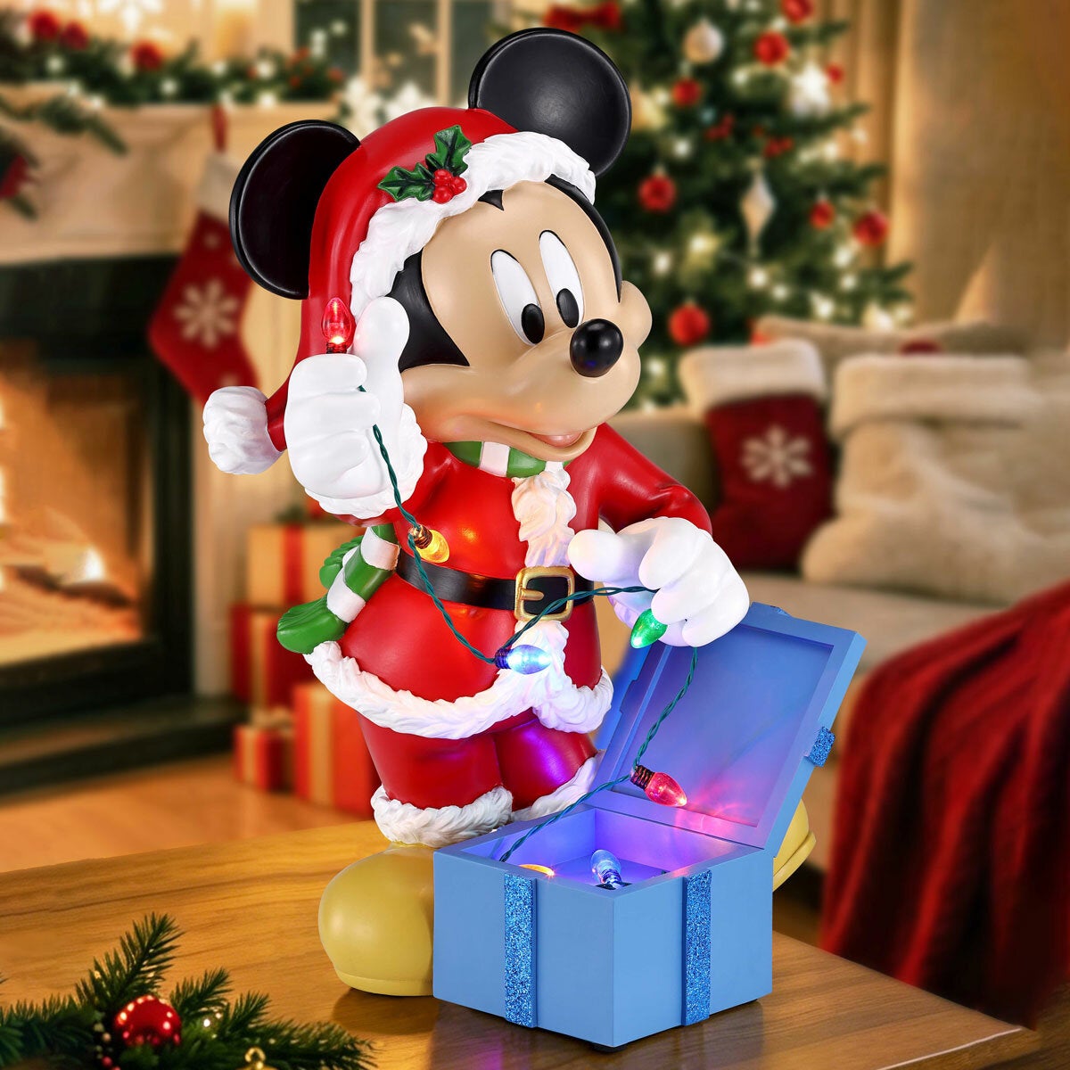 18" Disney Characters With Lights And Sounds - Christmas Disney Mickey With Ligh