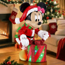 18" Disney Characters With Lights And Sounds - Christmas Disney Minnie With Ligh