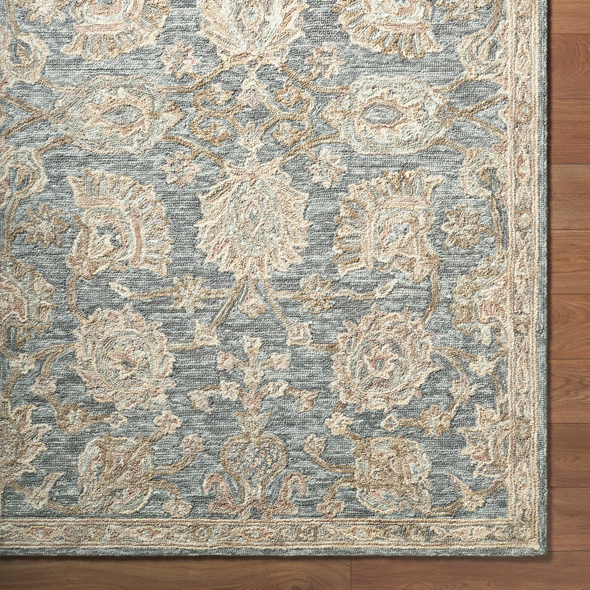 Livabliss Arnold Wool Grey Rug, In 2 Sizes