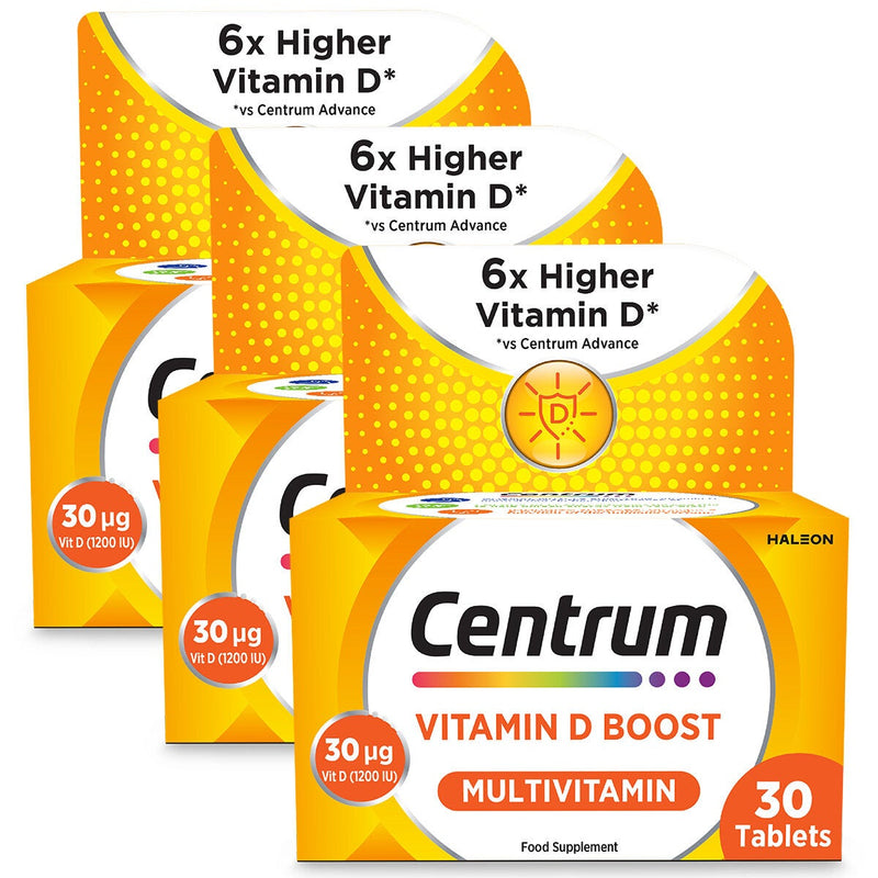 Centrum Vitamin D Boost Multivitamin 3 x 30 Count