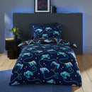 Catherine Lansfield Navy Christmas Gamer Duvet Cover Set In 2 Sizes
