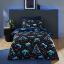 Catherine Lansfield Navy Christmas Gamer Duvet Cover Set In 2 Sizes