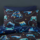 Catherine Lansfield Navy Christmas Gamer Duvet Cover Set In 2 Sizes