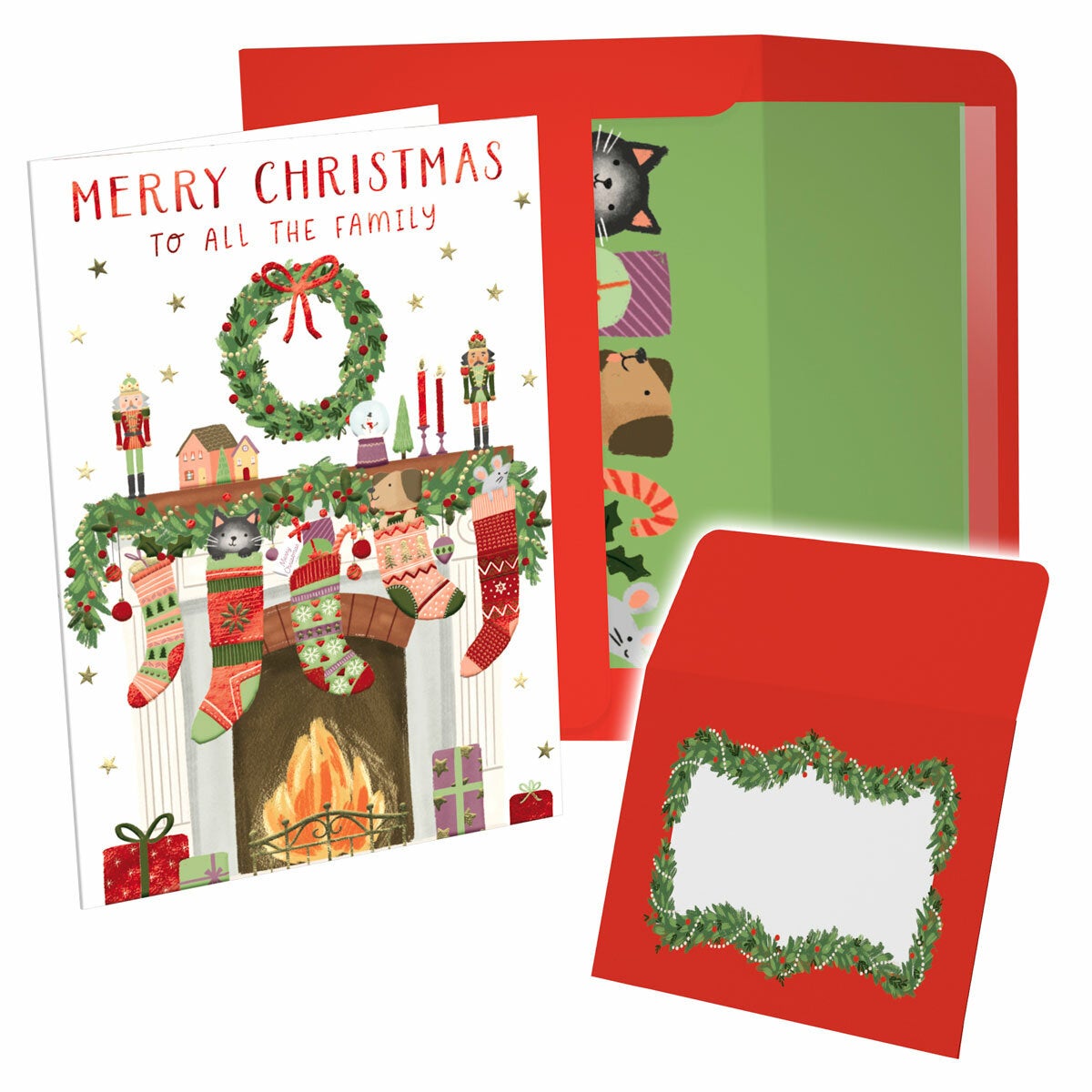 Tom Smith Premium Christmas Boxed Cards- 40 Count