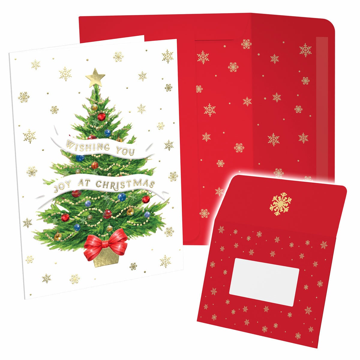 Tom Smith Premium Christmas Boxed Cards- 40 Count