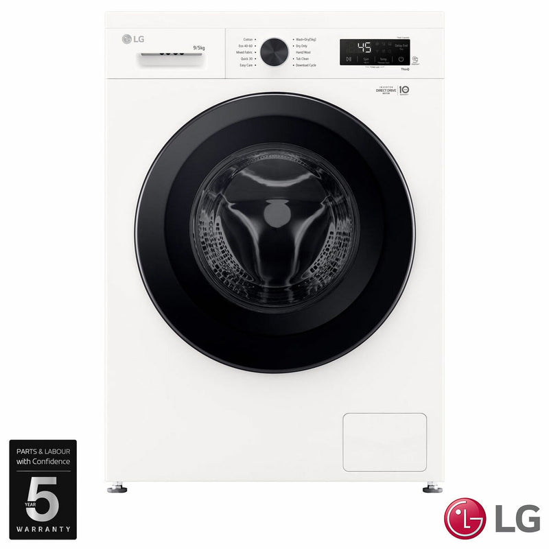 LG Series 2, W4X1095NWK 9/5kg Washer Dryer, E Rated in White