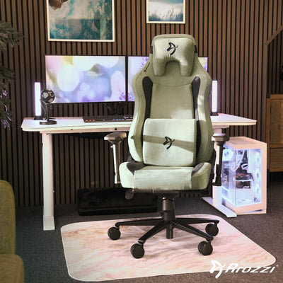 Arozzi Vernazza SuperSoft™ Fabric Gaming Chair, Green