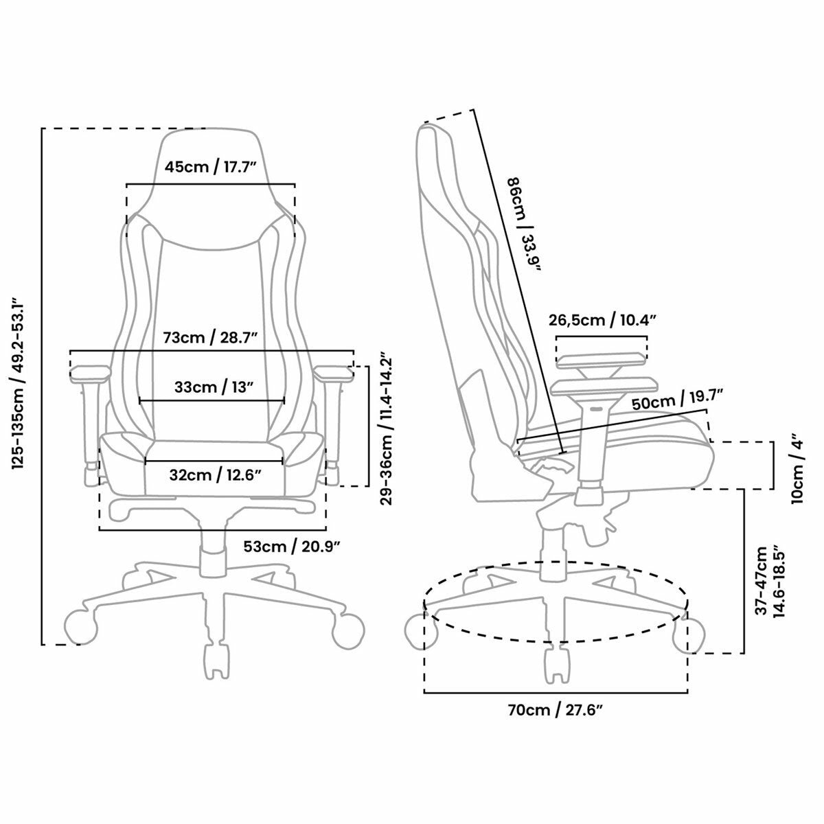 Arozzi Vernazza SuperSoft™ Fabric Gaming Chair, Green