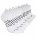 Skechers Women's No Show Sock 8 Pack - White