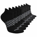Skechers Women's No Show Sock 8 Pack - Black