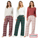 Hunter Women's Plaid Trouser & Waffle Top Pyjama Set