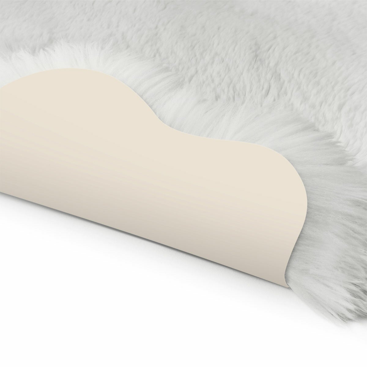 Mon Chateau Faux Fur Quad Rug In 3 Colours, 180 x 110 cm