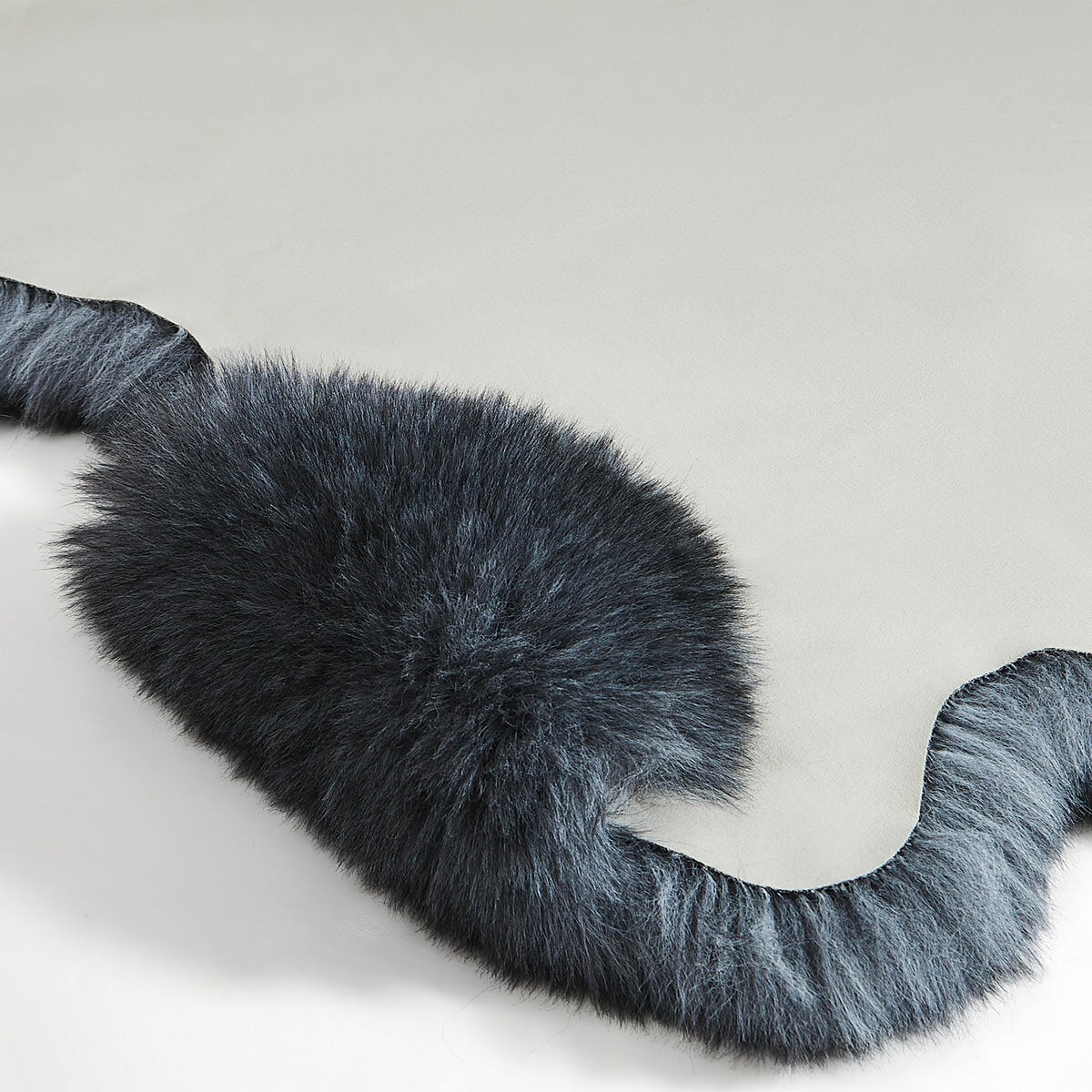 Mon Chateau Faux Fur Quad Rug In 3 Colours, 180 x 110 cm
