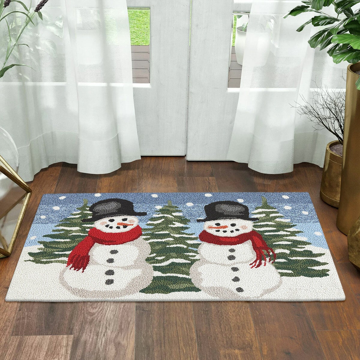 Devgiri Holiday Hook Mat In 4 Designs, 56 x 96 cm