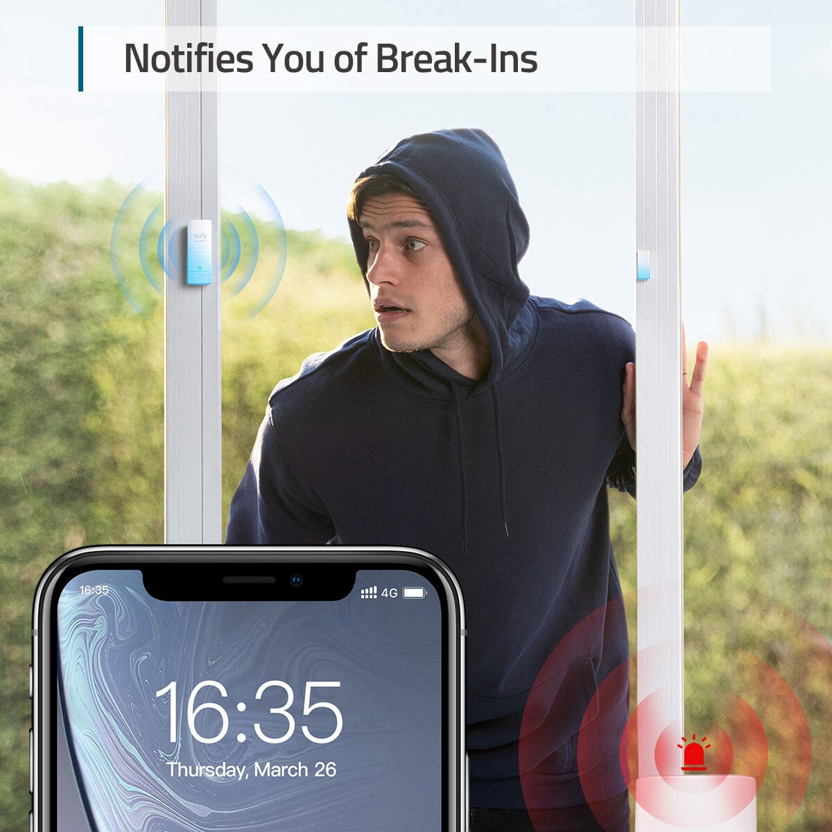 eufy 7 Piece Alarm Bundle with HomeBase 2