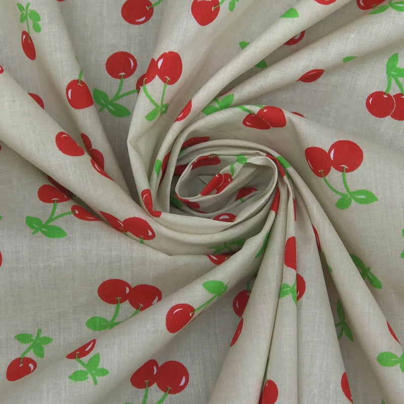 Polycotton-Bastelstoff mit Musikinstrumenten 
