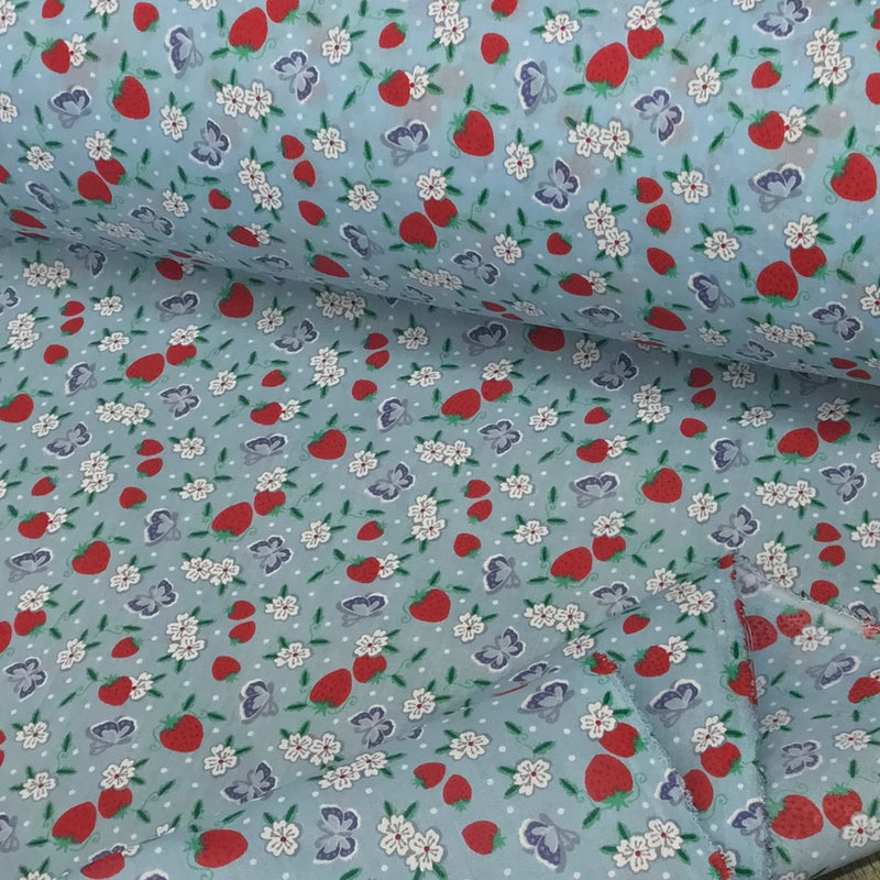 Polycotton-Bastelstoff mit Musikinstrumenten 
