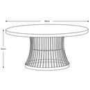 Gallery Pickford Bronze Glass Top Coffee Table