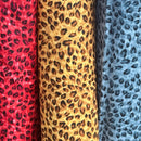 leopard spots dressmaking cotton poplin fabric rose and hubble - 3 colours 