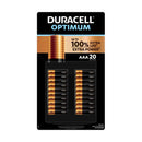 Duracell Optimum AAA Batteries - 20 Pack