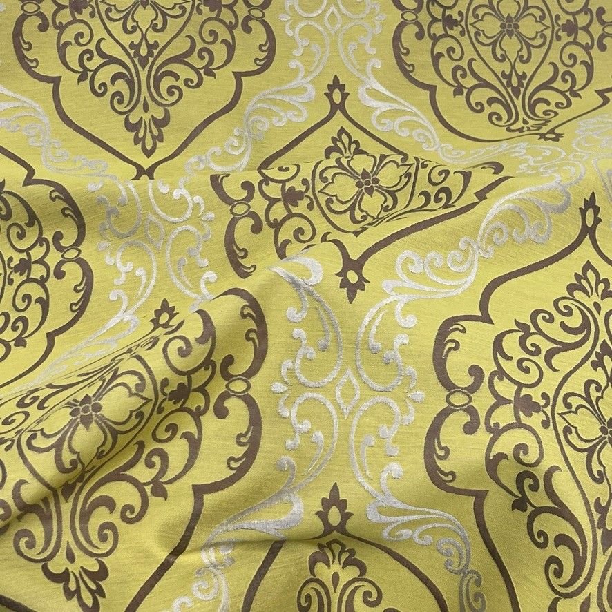 80m Wholesale Designer Damask Fabric Upholstery Sofa Seating Material 54" Green - Bull Ring Fabrics