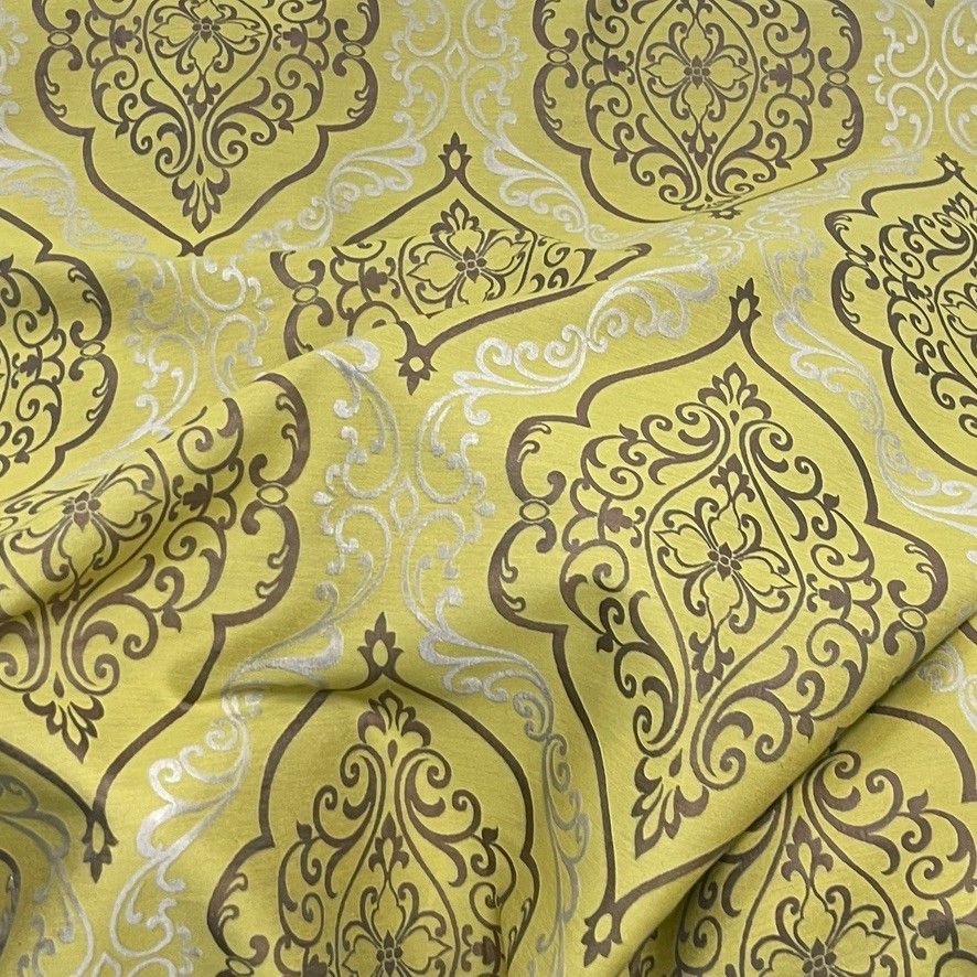 80m Wholesale Designer Damask Fabric Upholstery Sofa Seating Material 54" Green - Bull Ring Fabrics