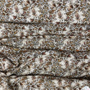 100% Cotton Craft Snakeskin Print Fabric 54" – Brown Python