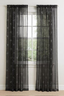 Tiny Gemstone Organza Voile Draping Fabric 147cm