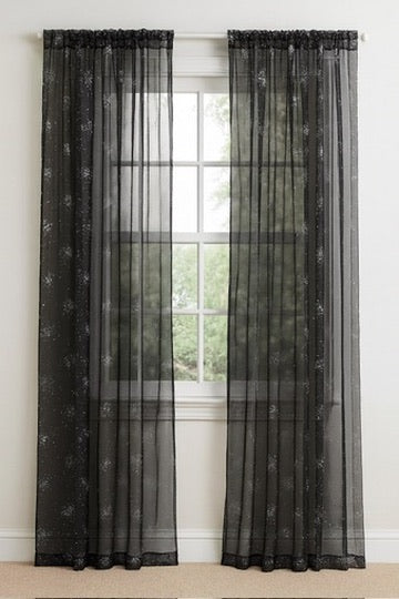 Tiny Gemstone Organza Voile Draping Fabric 147cm