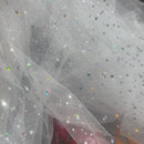 Hologram Sequin Tutu Spangle Tulle Net Fabric