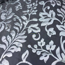 Symphony Foil Floral Taffeta Fabric Curtain Dress 60"