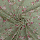 Tissu pour robe en popeline de coton Rose &amp; Hubble à imprimé roses vintage