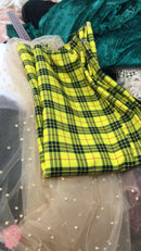 Tartan Check Polyviscose Dress Fabric