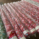 600m Wholesale Christmas Polycotton Fabric Xmas Craft Quilting Snowflakes 45"