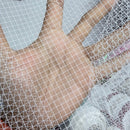 20m Bird Cage Fascinator Stiff Dress Net Tulle Fabric, White