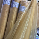 Plain Organza Fabric Dress Draping Backdrops 150cm, Gold