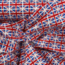 Small Union Jack Flags Cotton Poplin Rose & Hubble Fabric 45”