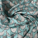 Chickens Hens Birds Cotton Poplin Dress Fabric by the Metre Rose & Hubble