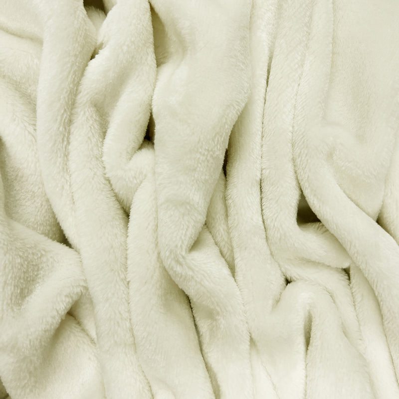 Marys Lamb Soft Cuddle Fleece Fabric 150cm Ivory Cream