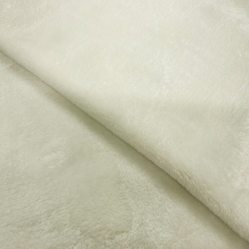 Marys Lamb Soft Cuddle Fleece Fabric 150cm Ivory Cream